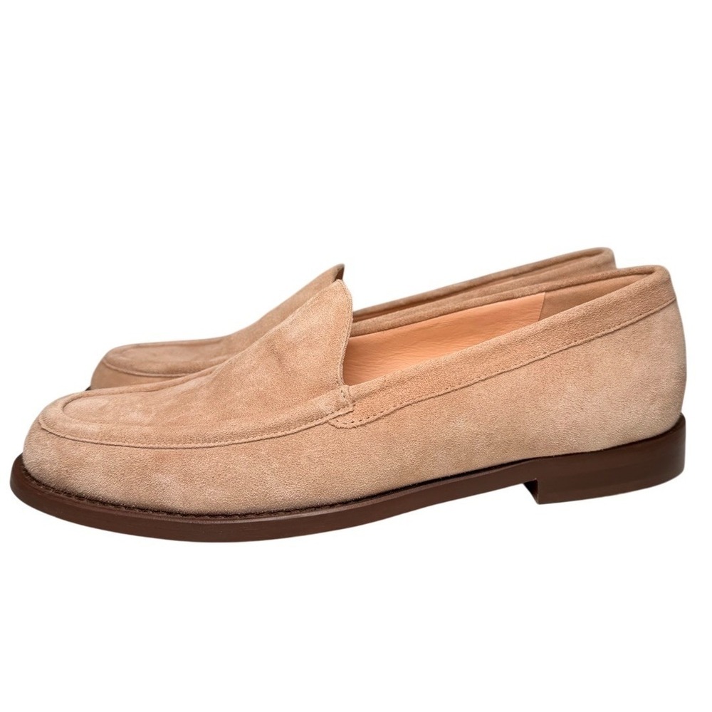 J. Crew Winona Camel Suede Loafers 8.5 NWOB - Picture 3 of 13